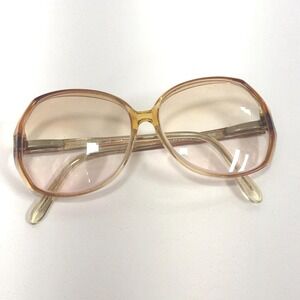 Vintage 70s oversized frames only eyeglasses- retro Mod statement frames